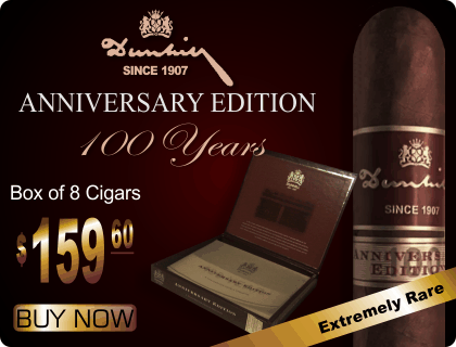 Dunhill Anniversary Edition 100 Years Anniversary Cigar Box of 8 Cigars | TopQualityCigars.com