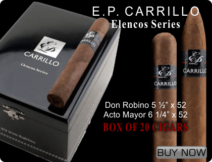 E.P. EP Carrillo Elencos Series Don Robino and Acto Mayor Box of 20 Cigars | TopQualityCigars.com