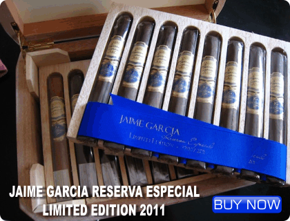 Jaime Garcia Reserva Especial Limited Edition 2011 Toro Box of 15 and 16 Cigars | TopQualityCigars.com